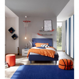 ENJOY łóżko 120 624603-52 tapicerowane styl Włoski