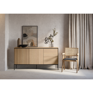 VISSO VI-04 - komoda 2d2s - dąb linearny