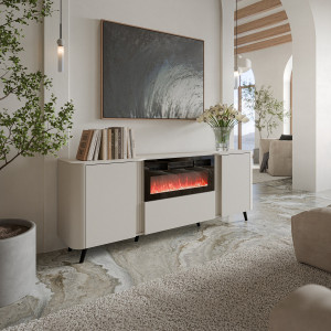 VOLARE KOMODA Z KOMINKIEM 200