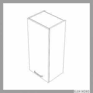 KAMMONO Fronty M4 Akryl - szafka wisząca W_.1/90 NA WYMIAR