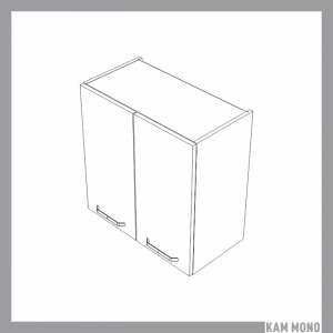 KAMMONO Fronty M4 Akryl - szafka wisząca z ociekarką WS60/61