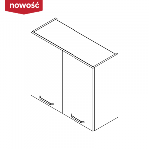 KAMMONO Fronty M4 Akryl - szafka wisząca W80/71 