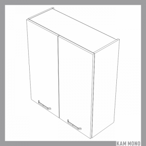 KAMMONO Fronty M4 Akryl - szafka wisząca W80/100