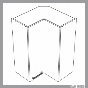 KAMMONO Fronty P4 - szafka wisząca narożna WRP65/90 