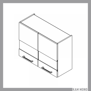 KAMMONO Fronty P4 - witryna wisząca WW80/71 